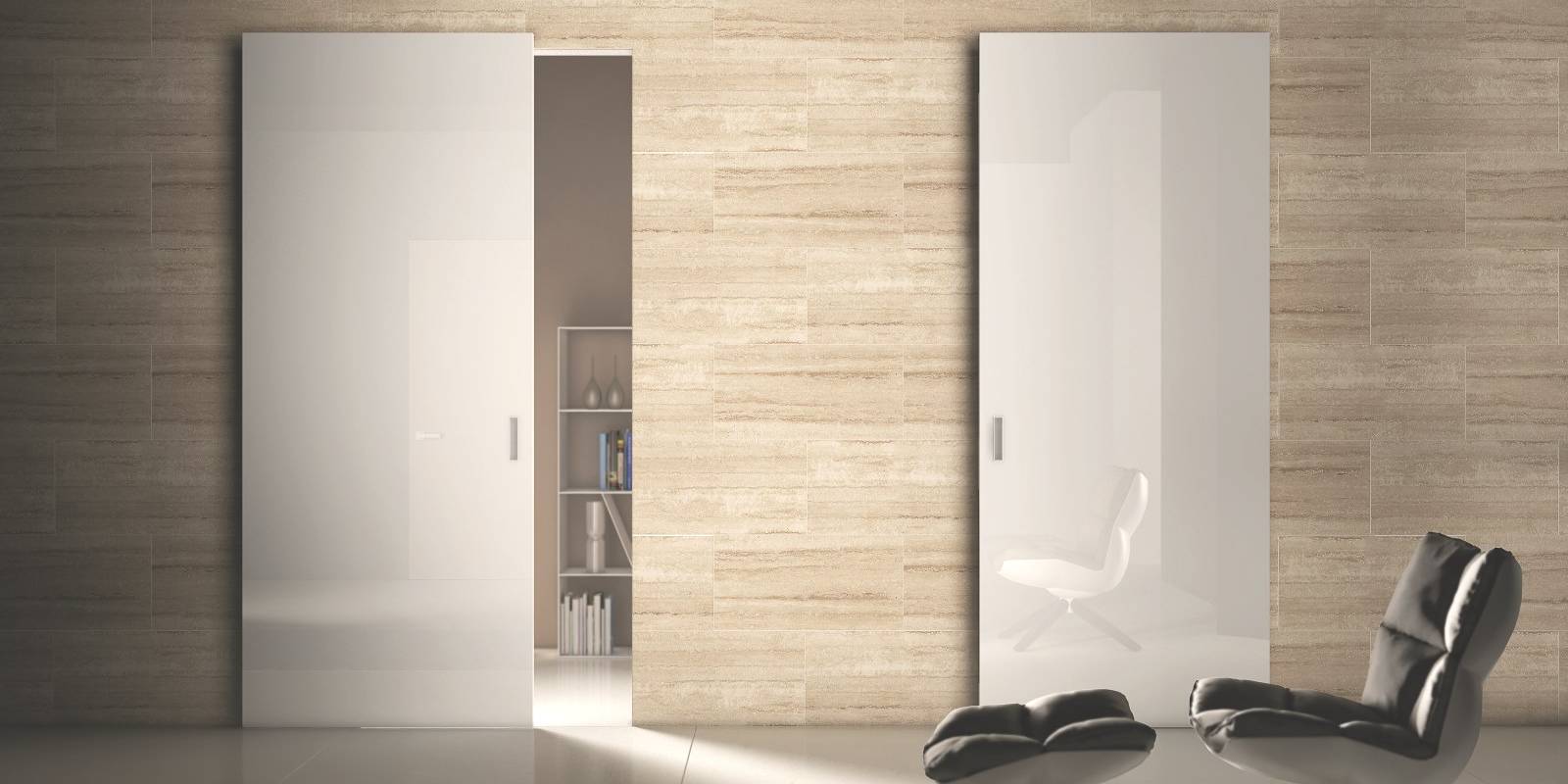 onzichtbaar schuifdeursysteem